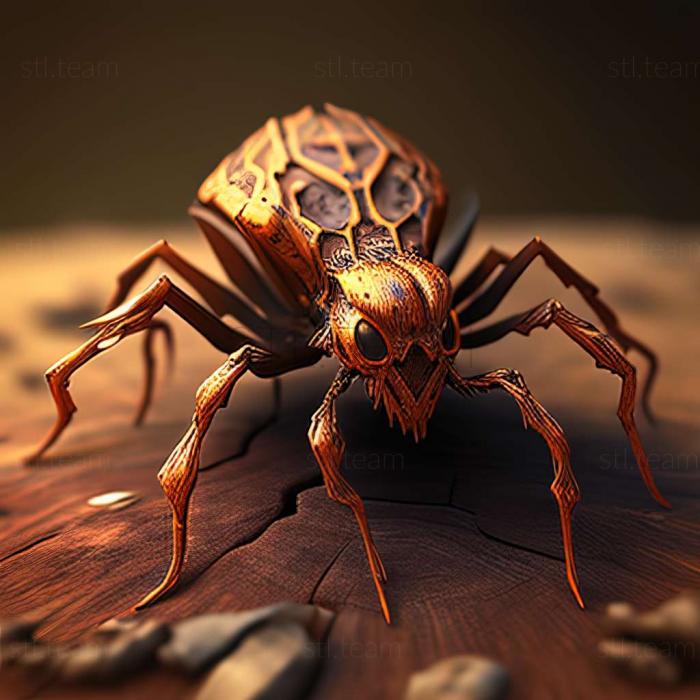 3D model Myrmica alaskensis (STL)